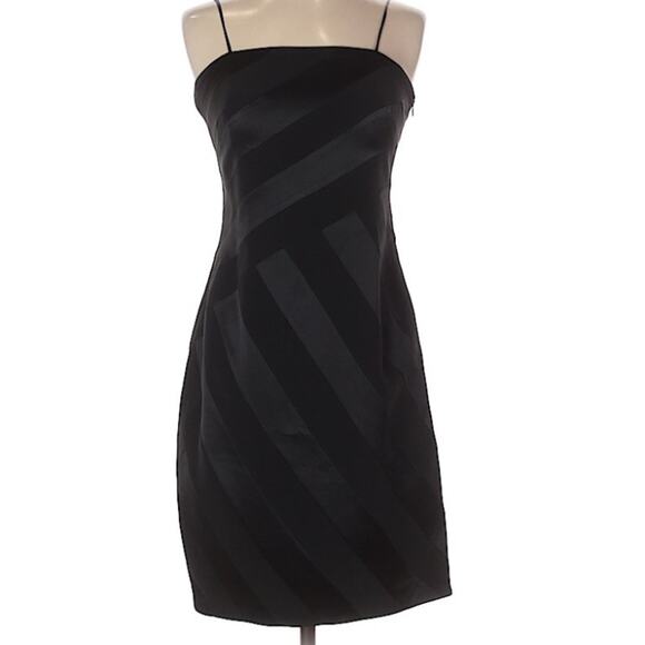 David Meister Strapless Black Cocktail Dress, 2 - Picture 1 of 5